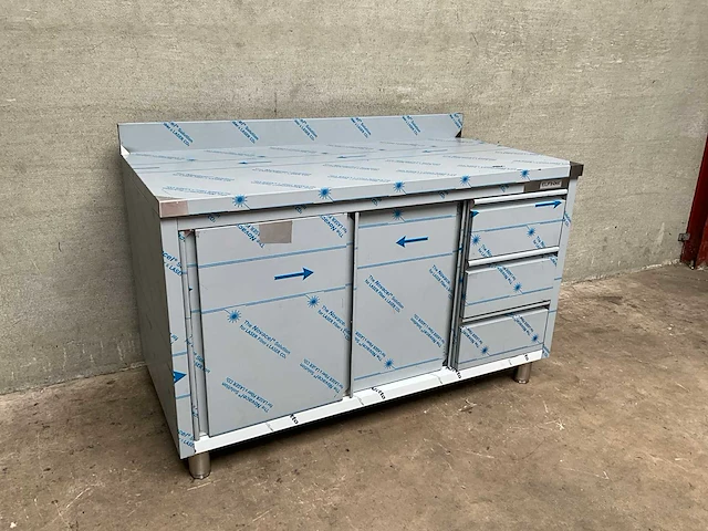 Elfinox rvs werktafel - afbeelding 1 van  5