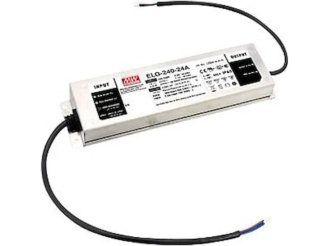 Elg-240-24ab-3y led-transformator, 240 w, 24 v dc, 10000 ma, dimbaar, 3-in-1 - afbeelding 1 van  1