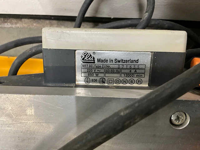 Eli mff80 vlak schaafmachine - afbeelding 4 van  5