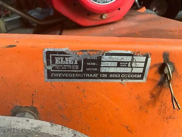 Eliet 500 verticuteermachine - afbeelding 6 van  6