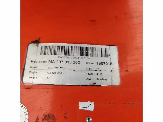 Eliet e401 verticuteermachine - afbeelding 9 van  9