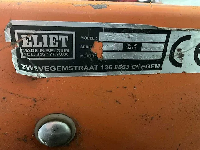 Eliet verticuteermachine - afbeelding 8 van  8