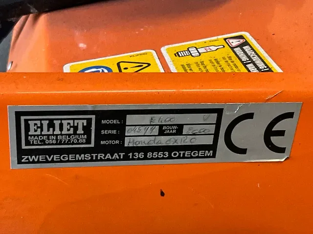 Eliet verticuteermachine - afbeelding 3 van  4