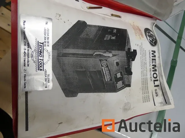 Elleboogbuigmachine memoli eurekamatic - afbeelding 8 van  9