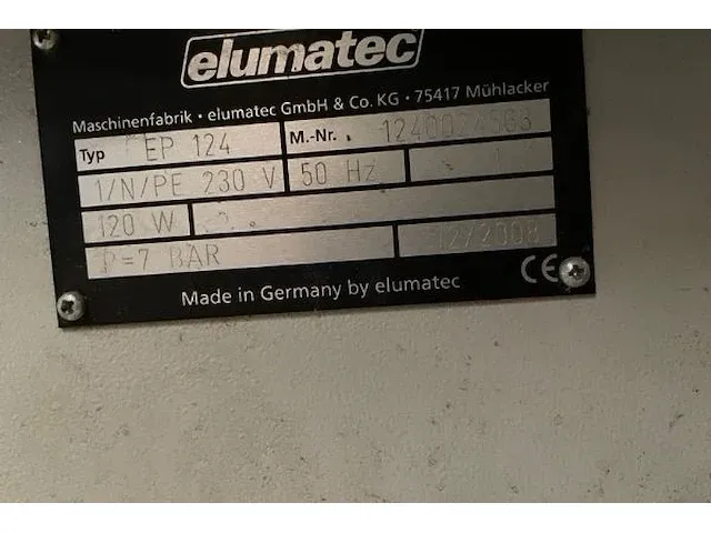 Elumatec hoekpers - afbeelding 11 van  11