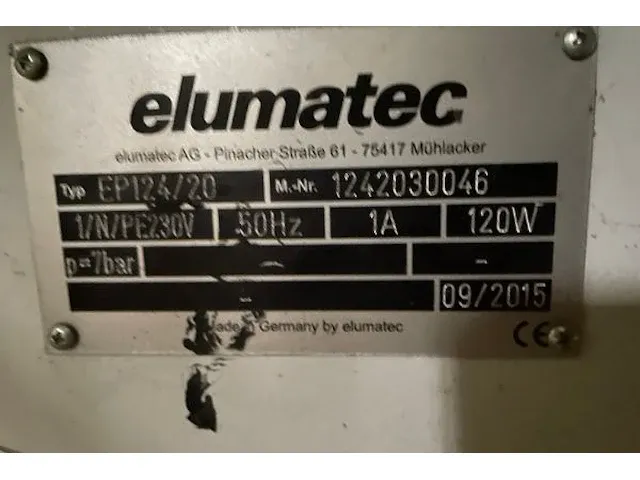 Elumatec hoekverbindingspers - afbeelding 12 van  14