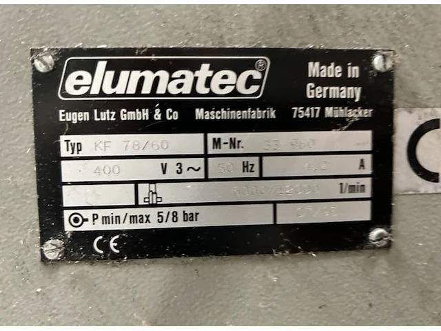 Elumatec kf 78/60 tweeassige bovenfrees - afbeelding 5 van  9