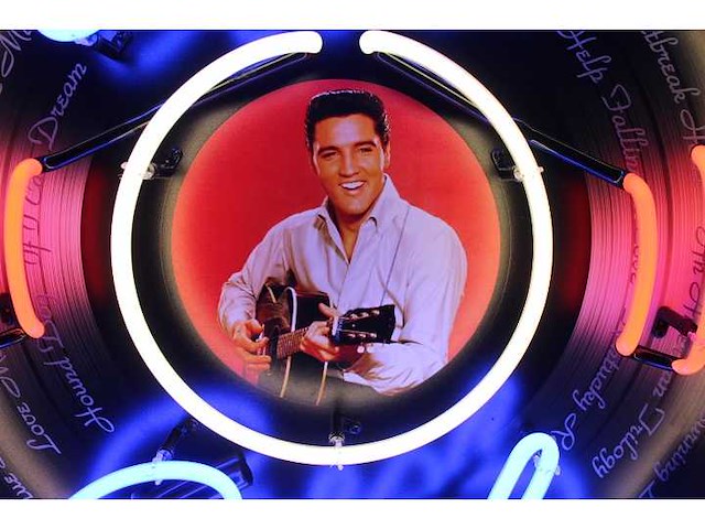 Elvis presley neon sign verlichting - afbeelding 2 van  3