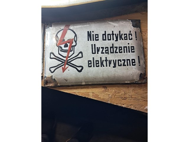 Emaille bord 300mm x 200mm - afbeelding 1 van  2