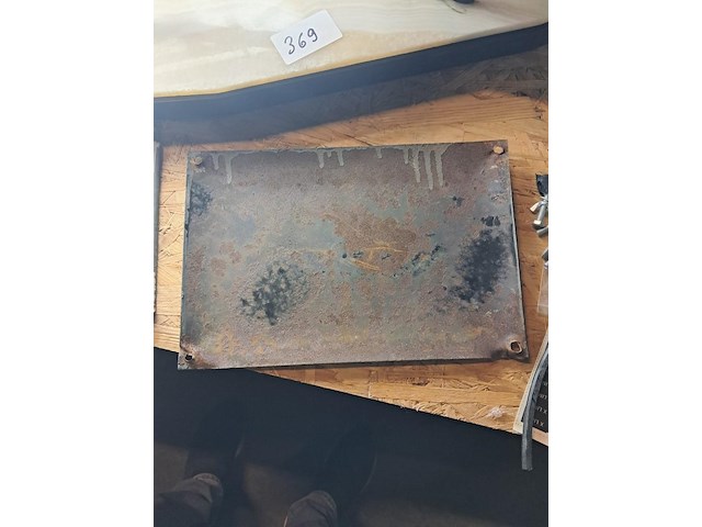 Emaille bord 300mm x 200mm - afbeelding 2 van  2