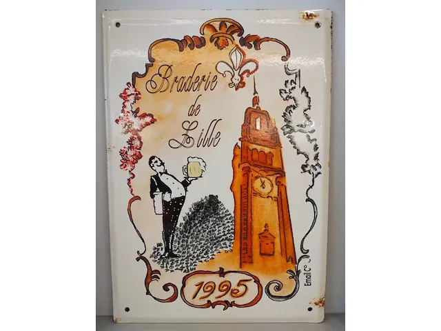 Emaille bord braderie de lille - afbeelding 2 van  3