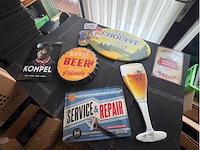 Emaille borden (6x) - afbeelding 1 van  6