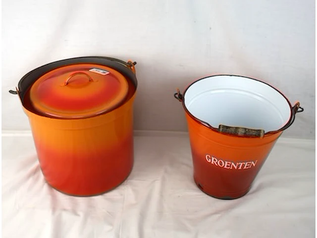 Emaille oranje (x2) - afbeelding 2 van  4