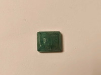 Emerald rechthoekig gevormd-natuurlijk groen gewonnen -4,5 cts - afbeelding 4 van  6