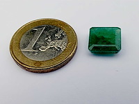 Emerald square shaped-natural green mijnen -4,6 cts - afbeelding 3 van  5