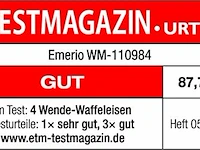 Emerio draaibaar wafelijzer - afbeelding 2 van  4