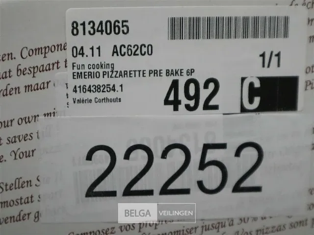 Emerio pizzarette pre-bake po-115848.1 - afbeelding 2 van  2