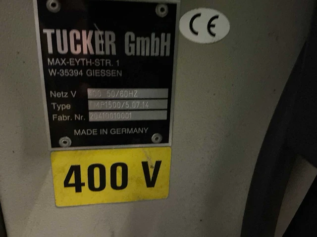 Emhart tucker tmp1500 stiftlasmachine (2x) - afbeelding 6 van  7
