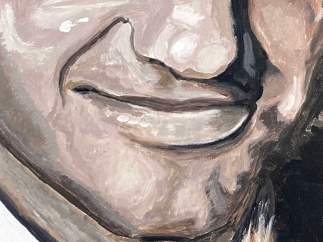 Emile - portret van roger federer - olie op doek - afbeelding 8 van  12