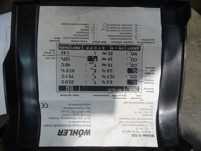 Emissie tester wholer - afbeelding 3 van  6