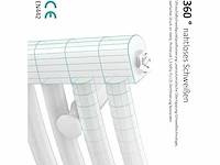 Emke elektrische handdoekverwarmer met thermostaat - afbeelding 3 van  5