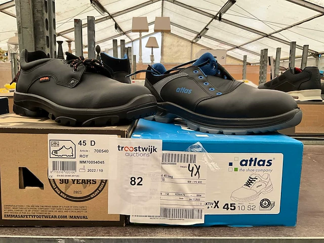 Emma + atlas. veiligheid werkschoenen. (2x) - afbeelding 1 van  3