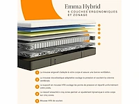 Emma hybride matras | memory foam & pocket coils | 120x190 cm - afbeelding 6 van  8