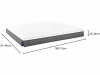 Emma original foam matras 90x200 cm + boxspring - afbeelding 7 van  10