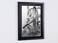 Emmanuelle (1974) - sylvia kristel - erotisch icoon - 70x50 cm - limited edition nr van 30 - afbeelding 4 van  7