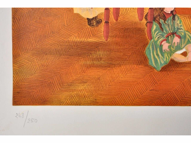 Emmanuelle baudais - les poupées - litho - afbeelding 4 van  6