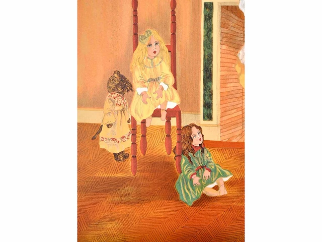 Emmanuelle baudais - les poupées - litho - afbeelding 5 van  6