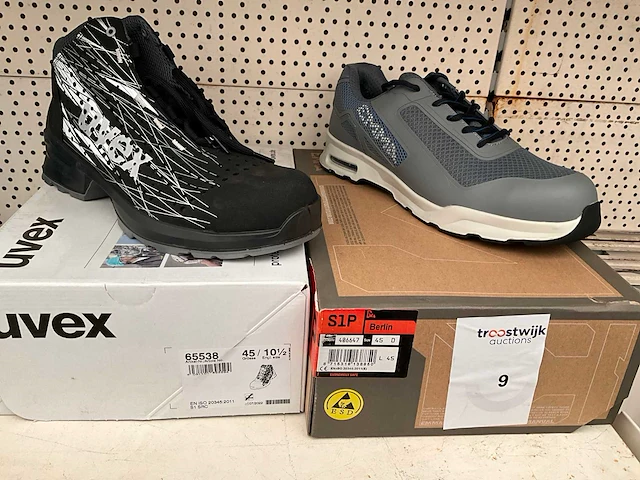 Emma+uvex. veiligheid werkschoenen. (2x) - afbeelding 1 van  3