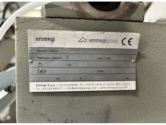 Emmegi 400 s afkortzaag - afbeelding 9 van  9