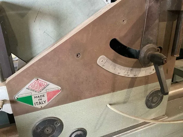 Emmegi nova 450/trd-450-e aluminium dubbel kop afkortcirkelzaagmachine - afbeelding 6 van  16
