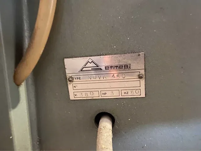 Emmegi nova 450/trd-450-e aluminium dubbel kop afkortcirkelzaagmachine - afbeelding 8 van  16