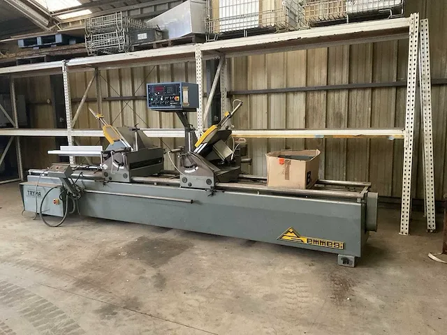 Emmegi nova 450/trd-450-e aluminium dubbel kop afkortcirkelzaagmachine - afbeelding 1 van  16