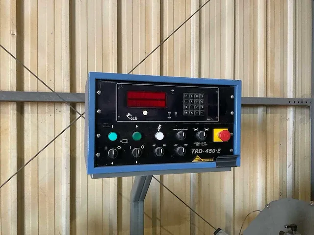 Emmegi nova 450/trd-450-e aluminium dubbel kop afkortcirkelzaagmachine - afbeelding 14 van  16