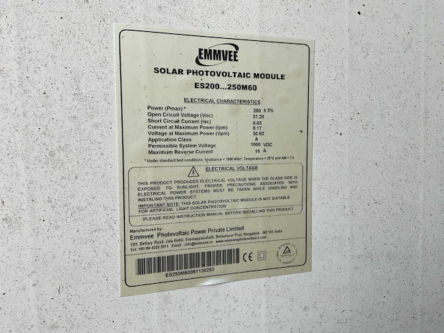Emmvee es200…250m60 zonnepaneel (257x) - afbeelding 7 van  13