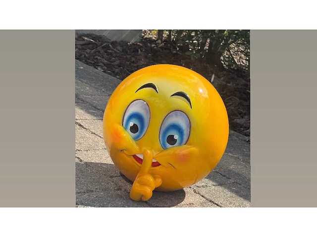 Emoji stilte h30cm - afbeelding 1 van  1
