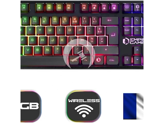 Empire gaming - armor rf800 wireless gaming keyboard mouse pack - afbeelding 4 van  8