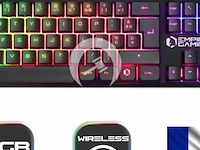 Empire gaming - armor rf800 wireless gaming keyboard mouse pack - afbeelding 4 van  8