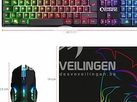 Empire gaming - armor rf800 wireless gaming keyboard mouse pack - afbeelding 8 van  8