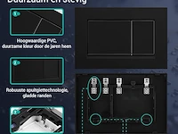 Empyreal plaat met uitlaatactivatoren en inbouwframe, geschikt voor geberit sigma - afbeelding 4 van  6