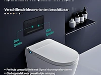 Empyreal plaat met uitlaatactivatoren en inbouwframe, geschikt voor geberit sigma - afbeelding 6 van  6