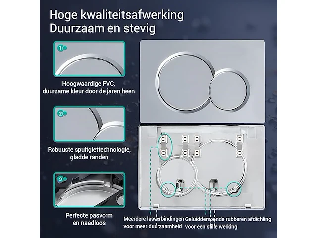 Empyreal toetsplaat voor wc - afbeelding 2 van  6