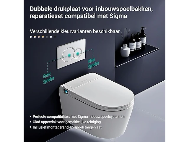 Empyreal wc bedieningsplaat - afbeelding 2 van  6