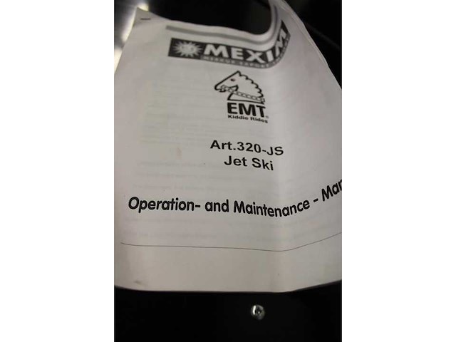 Emt - jet ski - kiddy ride - afbeelding 5 van  5