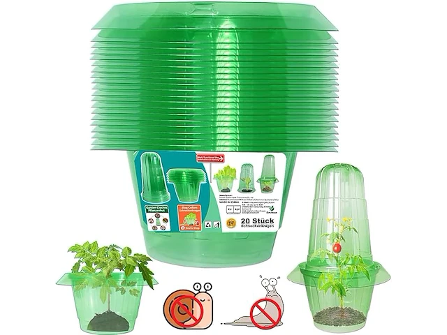 Emyimom slakkenbeschermringen (20 stuks) - afbeelding 1 van  5