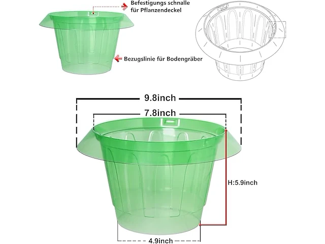 Emyimom slakkenbeschermringen (20 stuks) - afbeelding 2 van  5
