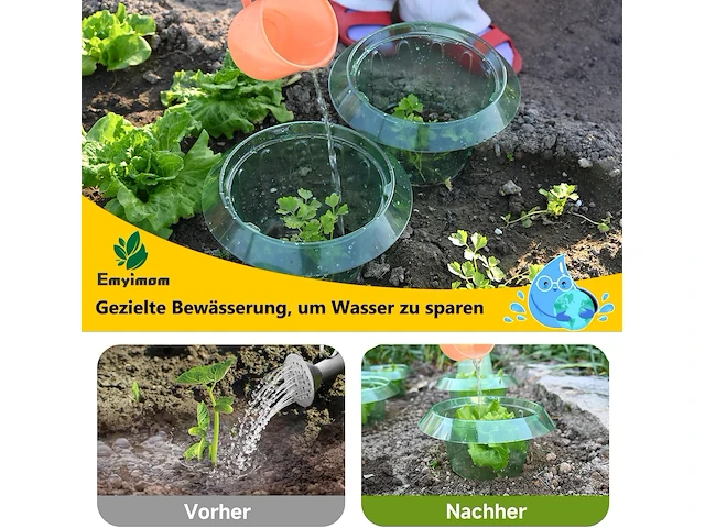 Emyimom slakkenbeschermringen (20 stuks) - afbeelding 3 van  5